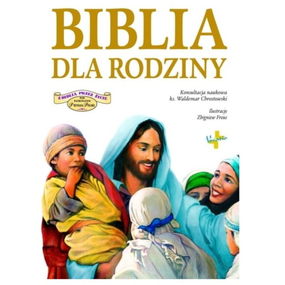 Biblia Dla Rodziny (Illustrated Polish Family Bible) - Hardcover - Picture 1 of 5